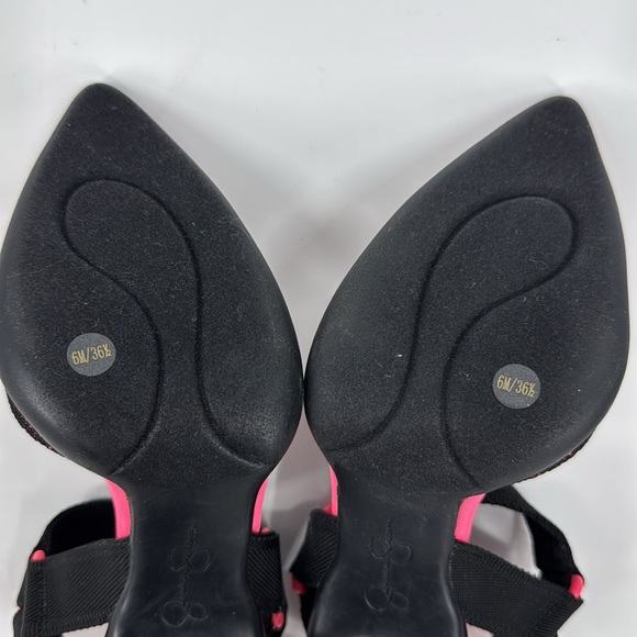 JESSICA SIMPSON Women’s Pink and Black Pointy Stiletto Heels Size 6 NWOT - Picture 10 of 17